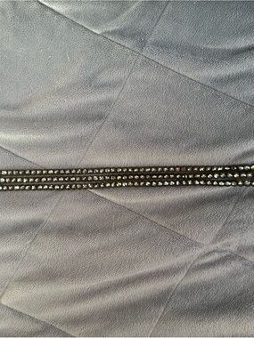 Swarovski Black Crystal Triple Row Wrap Bracelet